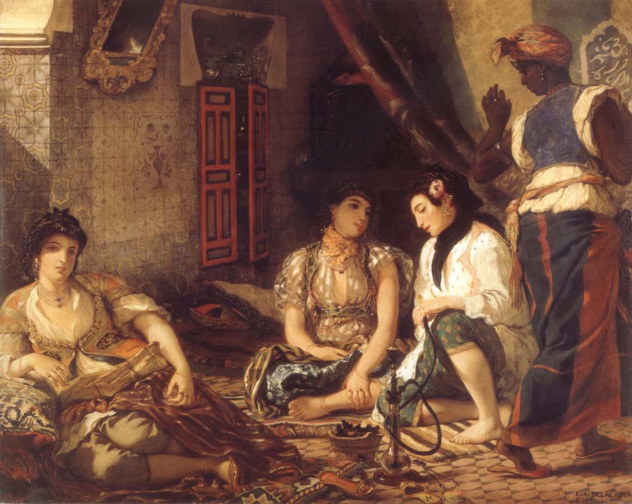 Eugene Delacroix Algerian Women in their Apartments